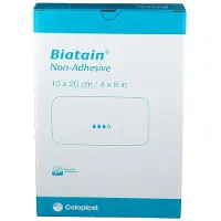 Biatain Schaumverband 10x20 cm nicht haftend 5 St Verband