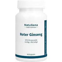 NatuGena GmbH Roter Panax Ginseng 20% Ginsenoside vegan Kapseln 90 St