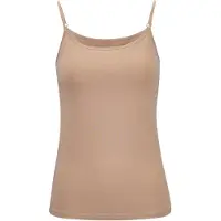 Falke Damen Top Daily Climate Control, XXL, Beige, Uni, Baumwolle