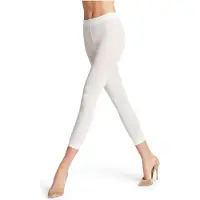 Falke Pure Matt 50 DEN Damen Capri white (2209) S