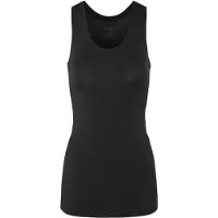 Falke Damen Top Daily ClimaWool, L, Schwarz, Uni, Wolle