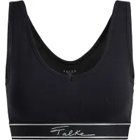 Falke Anniversary 2-Pack Damen Bustier, S, Schwarz, Uni, Baumwolle