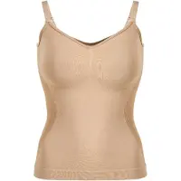 Falke Shaping Damen Top Smart Support, XXL, Beige, Uni,Struktur,Rippe