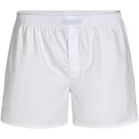 Falke Herren Boxershorts Daily Underwear, L, Weiß, Uni, Baumwolle