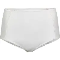 Falke Damen Slip Delicate Touch, S, Weiß, Uni,Struktur