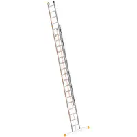 Layher Topic 1037 Seilzugleiter mit Quertraverse 2x18 Sprossen
