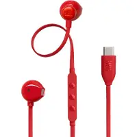 JBL In-Ear-Kopfhörer "Tune 305C", rot, B:6cm H:2,1cm T:17,5cm, Kopfhörer, In-Ear-Kopfhörer
