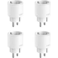 TP-LINK Tapo P115(4-pack), Drinnen, Weiß, Polycarbonat (PC), Leistung, Status, Kabellos, 2400 MHz