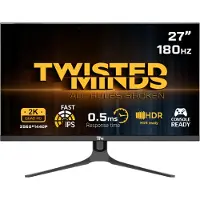 Twisted Minds - Blaze Series Flat 27" QHD - 180HZ 0.5MS Fast IPS HDMI 2.1 Gaming Monitor