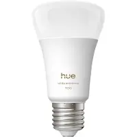 Philips White ambience A60 – Smarte Lampe E27 – 1100 lm, Intelligentes Leuchtmittel, Bluetooth/Zigbee, Weiß, LED, E27, A19