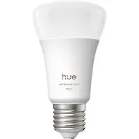 Philips White and Color ambiance A60 – Smarte Lampe E27 – 1100 lm, Intelligentes Leuchtmittel, Bluetooth/Zigbee, Weiß, LED, E27, A19