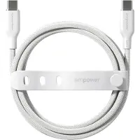 PanzerGlass empower by  Racing 240W USB-C to USB-C Kabel | USB 2.0 | 1.2M | Silber Weiß, Weiß