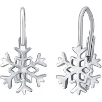 Silvego Silver earrings Snowflake SILVEGOB70566