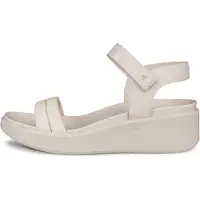 Ecco Hochfrontsandalen aus Leder für Frauen Flowt
