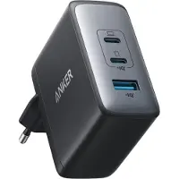 Anker Wandladegerät 736 | 100 Watt Schnellladegerät - USB-A + 2x USB-C - Schwarz