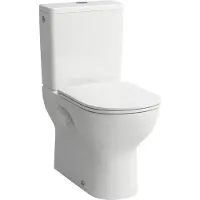 Laufen LUA Stand-WC, Vario, 650x360x420mm, H8240814000001, Farbe: Weiß mit LCC
