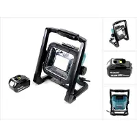 Makita DEADML / DML 805 LED Baustrahler 14,4 - 18 Volt / 230 Volt + 1x BL 1850 B 18V - 5 Ah Li-Ion Akku