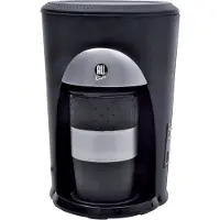 All Ride Kaffeemaschine 24V Auto LKW Kaffeemaschine für Pads - mit Becher - Schwarz