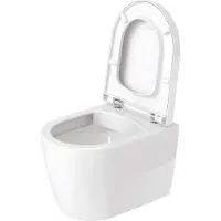 Duravit Wand-WC, Tiefspüler Com Me by Starck 37x48cm, 4,5 l, riml, w s-matt HygGlaze