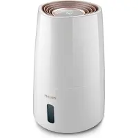 Philips Luftbefeuchter 3000 Series, NanoCloud für bis zu 99% weniger Bakterien, bis 45 m², Weiß (HU3916/10)