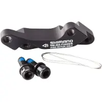 Shimano SM-MA-F203S/S Scheibenbremsadapter Vorderrad IS/IS 203mm 2022 Zubehör Scheibenbremsen