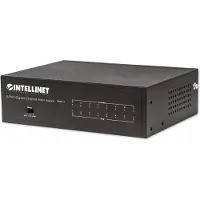 Intellinet 8-Port Gigabit Ethernet PoE+ Switch, IEEE 802.3at/af Power over Ethernet (PoE+/PoE)-konform, 60 W, Desktop, Managed, Gigabit Ethernet (10/100/1000), Vollduplex, Power over Ethernet (PoE)