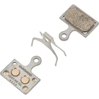 Shimano Paar Fahrradbremsbeläge aus Metall und Feder K04Ti-MX