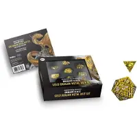 Fanroll Dungeons Gold Drachenschuppe Premium-metallwürfel-set