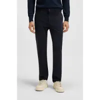 BOSS Slim-Fit Hose aus überfärbtem elastischem Satin Grösse 38/32