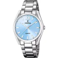 Festina Boyfriend Alegria Damenuhr Hellblau Edelstahl F20622/3 F20622/3