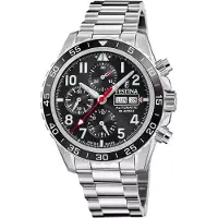 Festina Swiss Made Automatik Herrenuhr Schwarz Edelstahl F20055/4