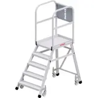 Hymer Podesttreppe R13 fahrbar, einseitig begehbar, 5 Stufen, Standhöhe 1,20 m