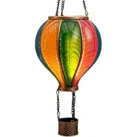 Annas collection Beleuchteter Heißluftballon, multi, Durchmesser 29 x 81 cm,