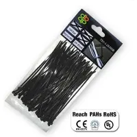 Bradas TS1176550B, Schwarz, 1 Kopf/Köpfe, CE, PAHs, 550 mm, 7,6 mm, 100 Stück(e)