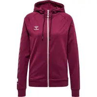 Hummel Sweatshirt mit Kapuze und Reißverschluss aus Baumwolle, Damen Move Grid