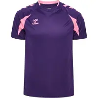 Hummel Hmlcore 2.0 Jersey S/S - acai/Baumwolle candy, Größe:S