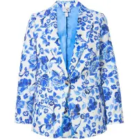 Ulla Popken Blazer in royalblau | Gr.: 46 - Normalgröße