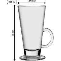 Luxentu Latte Macchiato- / Glühwein-Glas 265 ml 1 Stück