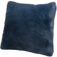 Amadeus Kissen Luxe blau 50x50 - Quadrat Polyester 50x9 cm