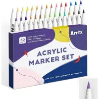 ARRTX Markery akrylowe - flamastry, 30 spalwów