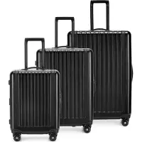 Epic Trolley Atlas 3-Set 76 / 66 / 55 Jet Black schwarz