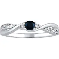 Silvego Silver ring with real natural sapphire JJJR1100SAP - Circuit: 62 mm