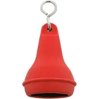 Combicraft Hotelschlüsselanhänger Mayfair mit offenem Boden 41x70mm Rot - 10 Stück