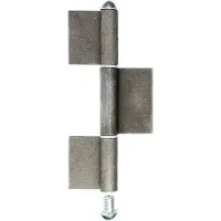 GAH Alberts Konstruktionsband 3-teilig zum Anschweissen Stahl rohRundkopf 260/50/16/80 mm