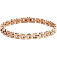 Daniel Wellington - Fashion bronze bracelet made of steel 3-Link DW004009 - Length: 16.5 cm