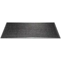 Hamat Fußmatte offene Ringe schwarz Gum.L1500xB900xS10mm
