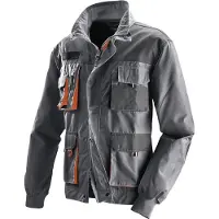 Terratrend Herrenjacke Grösse 48 dunkelgrau/schwarz/orange