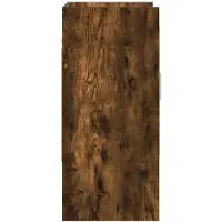 vidaXL Wandregal Wandhalterung Geräucherte Eiche 80 x 36 x 80 cm