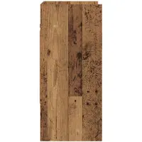 vidaXL Wandregal Wandhalterung Altholz 80 x 36 x 80 cm Holzwerkstoff