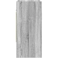 vidaXL Wandregal Wandhalterung Grau Sonoma 80 x 36 x 80 cm
